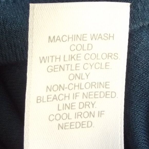 J.JILL Jersey Dress, L, Blue, Layered/Top, Button Back, Short sleeves, Pockets - Picture 11 of 13